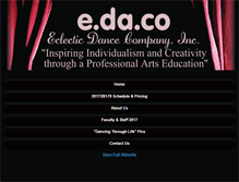 Tablet Screenshot of edacodance.com